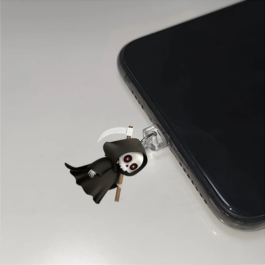 2pcs  Reaper Phone Charm for iPhone Type-C Android AirPods